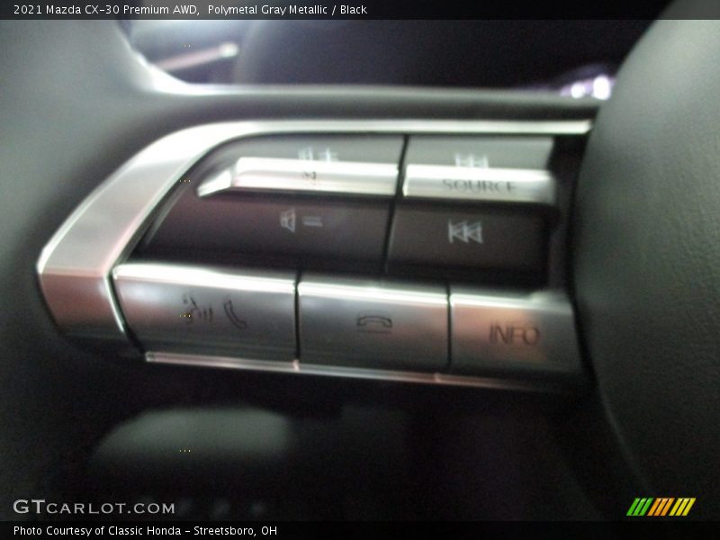 Polymetal Gray Metallic / Black 2021 Mazda CX-30 Premium AWD