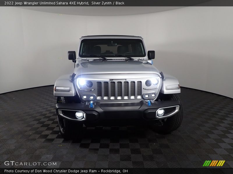 Silver Zynith / Black 2022 Jeep Wrangler Unlimited Sahara 4XE Hybrid