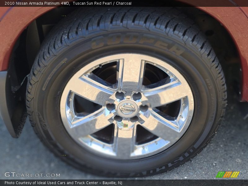 Tuscan Sun Red Pearl / Charcoal 2010 Nissan Armada Platinum 4WD