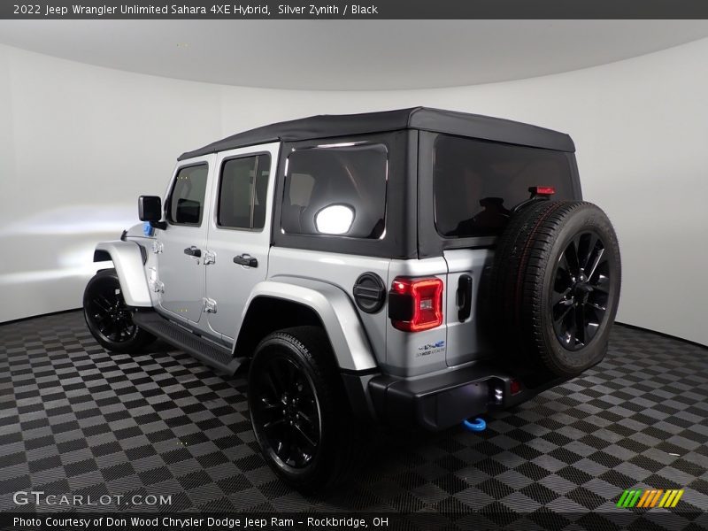 Silver Zynith / Black 2022 Jeep Wrangler Unlimited Sahara 4XE Hybrid