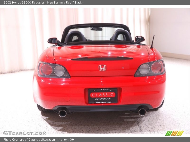 New Formula Red / Black 2002 Honda S2000 Roadster
