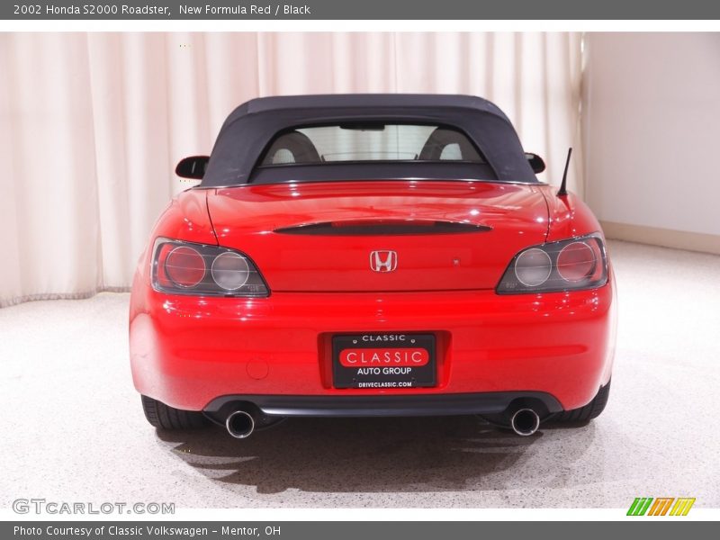 New Formula Red / Black 2002 Honda S2000 Roadster