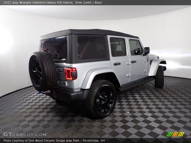 Silver Zynith / Black 2022 Jeep Wrangler Unlimited Sahara 4XE Hybrid