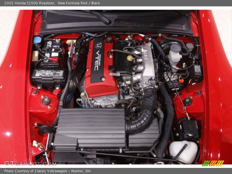 New Formula Red / Black 2002 Honda S2000 Roadster