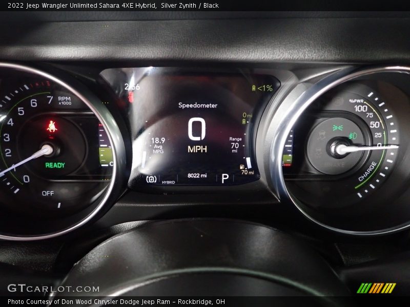Silver Zynith / Black 2022 Jeep Wrangler Unlimited Sahara 4XE Hybrid