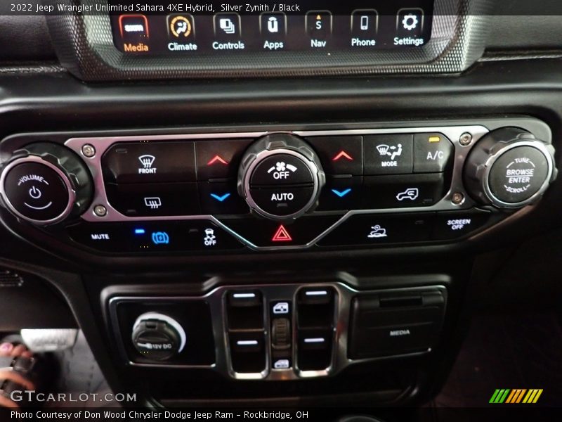 Silver Zynith / Black 2022 Jeep Wrangler Unlimited Sahara 4XE Hybrid