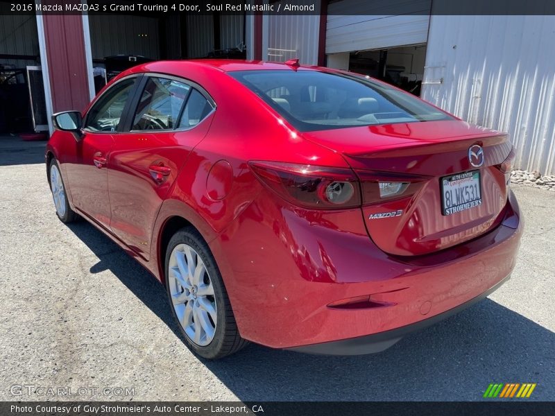 Soul Red Metallic / Almond 2016 Mazda MAZDA3 s Grand Touring 4 Door