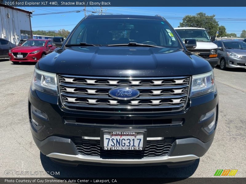 Shadow Black / Ebony Black 2016 Ford Explorer XLT 4WD