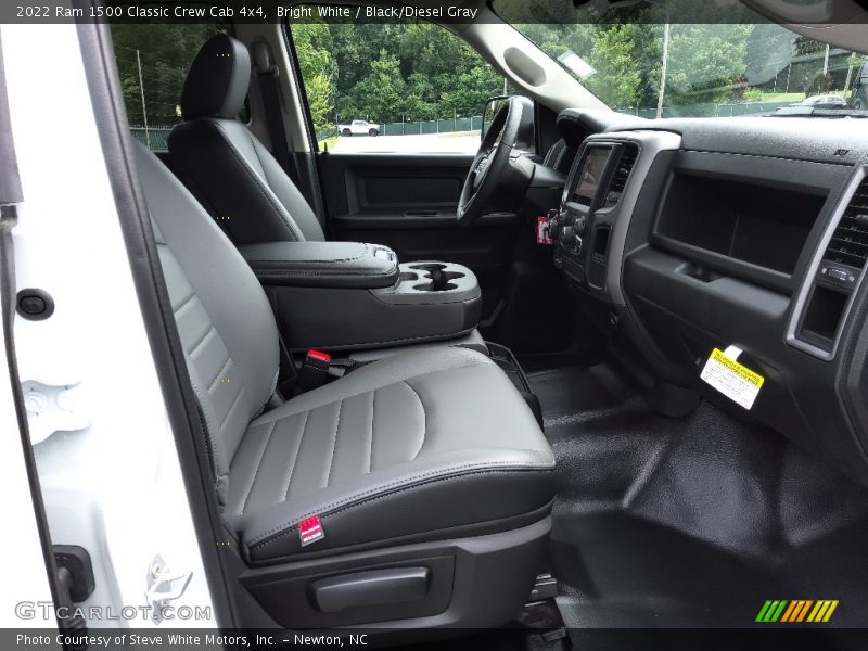 Bright White / Black/Diesel Gray 2022 Ram 1500 Classic Crew Cab 4x4