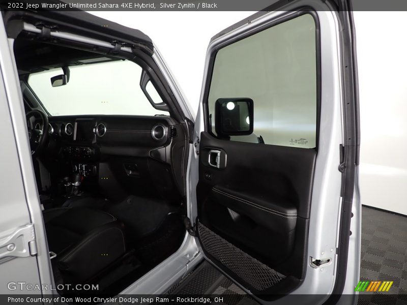 Silver Zynith / Black 2022 Jeep Wrangler Unlimited Sahara 4XE Hybrid