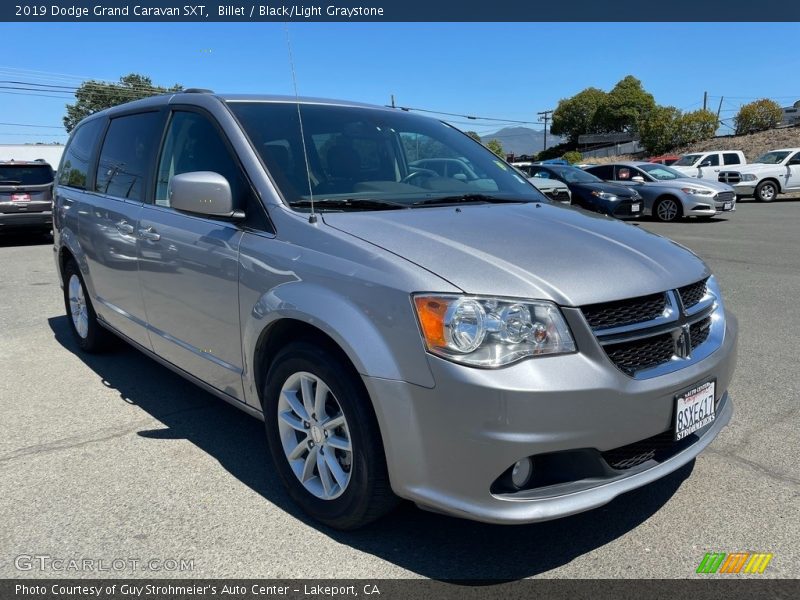 Billet / Black/Light Graystone 2019 Dodge Grand Caravan SXT