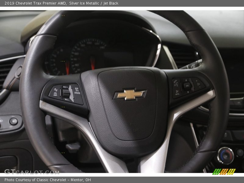 Silver Ice Metallic / Jet Black 2019 Chevrolet Trax Premier AWD