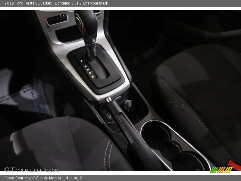 Lightning Blue / Charcoal Black 2019 Ford Fiesta SE Sedan