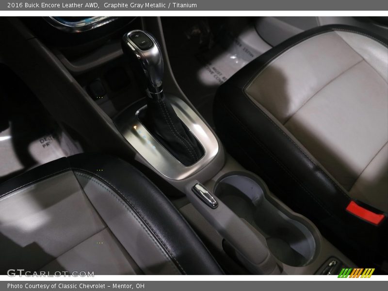 Graphite Gray Metallic / Titanium 2016 Buick Encore Leather AWD