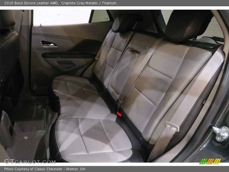 Graphite Gray Metallic / Titanium 2016 Buick Encore Leather AWD