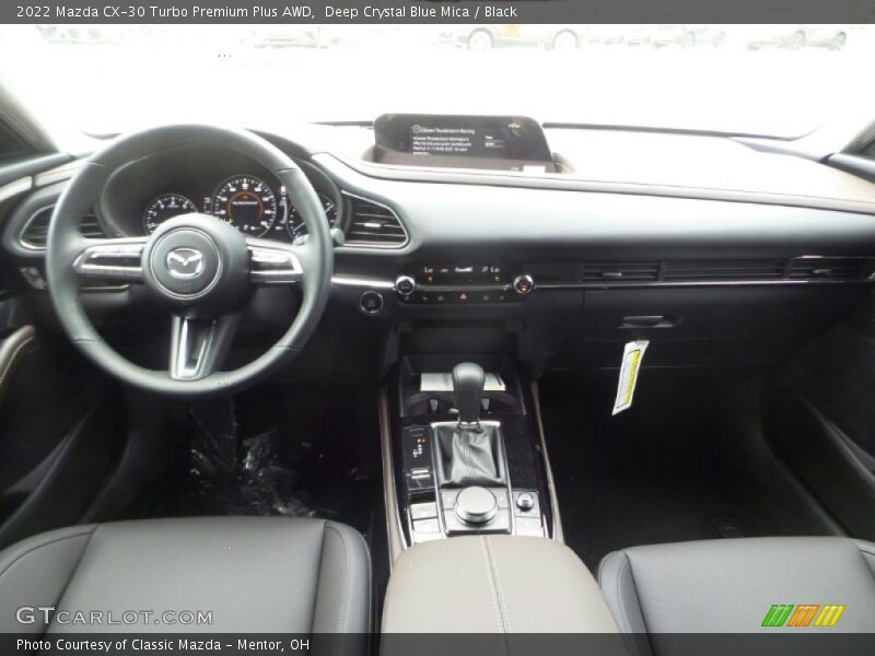 Deep Crystal Blue Mica / Black 2022 Mazda CX-30 Turbo Premium Plus AWD