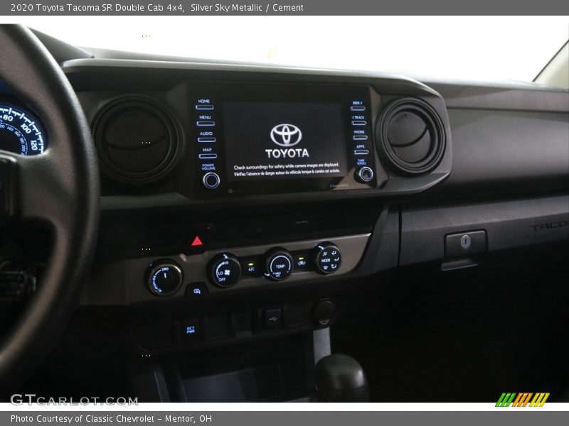 Silver Sky Metallic / Cement 2020 Toyota Tacoma SR Double Cab 4x4