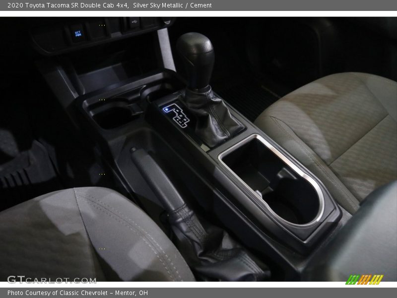 Silver Sky Metallic / Cement 2020 Toyota Tacoma SR Double Cab 4x4