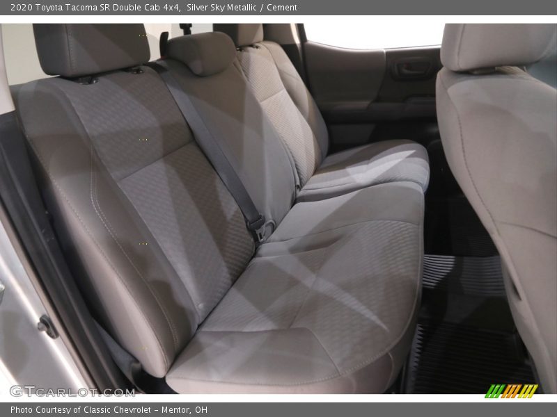 Silver Sky Metallic / Cement 2020 Toyota Tacoma SR Double Cab 4x4