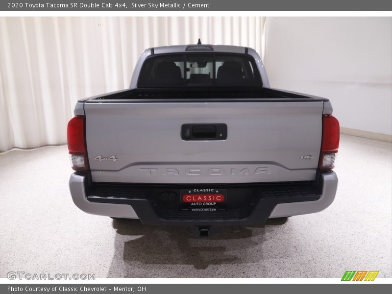 Silver Sky Metallic / Cement 2020 Toyota Tacoma SR Double Cab 4x4