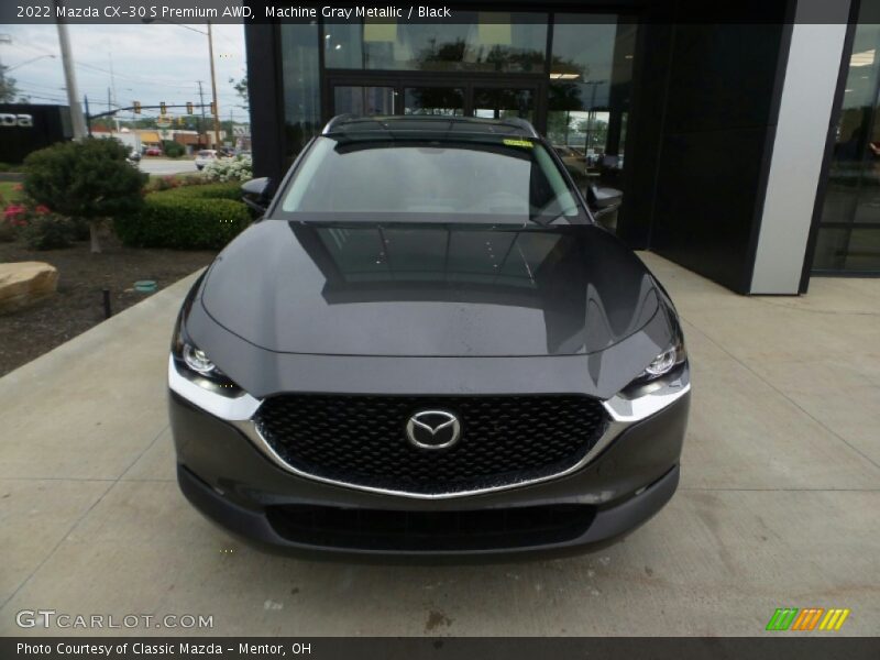Machine Gray Metallic / Black 2022 Mazda CX-30 S Premium AWD