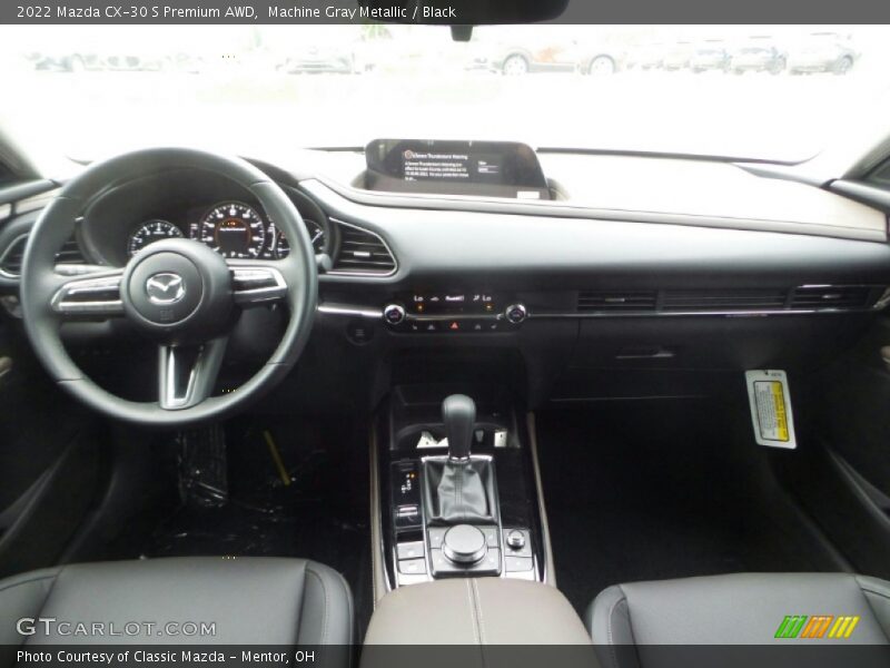 Machine Gray Metallic / Black 2022 Mazda CX-30 S Premium AWD