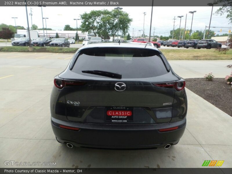 Machine Gray Metallic / Black 2022 Mazda CX-30 S Premium AWD