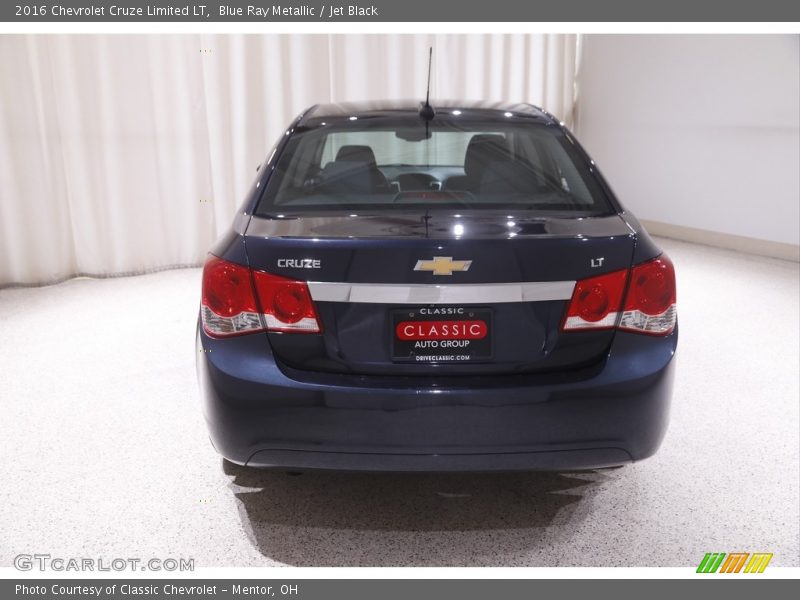 Blue Ray Metallic / Jet Black 2016 Chevrolet Cruze Limited LT