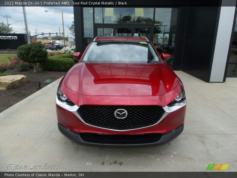 Soul Red Crystal Metallic / Black 2022 Mazda CX-30 S Preferred AWD