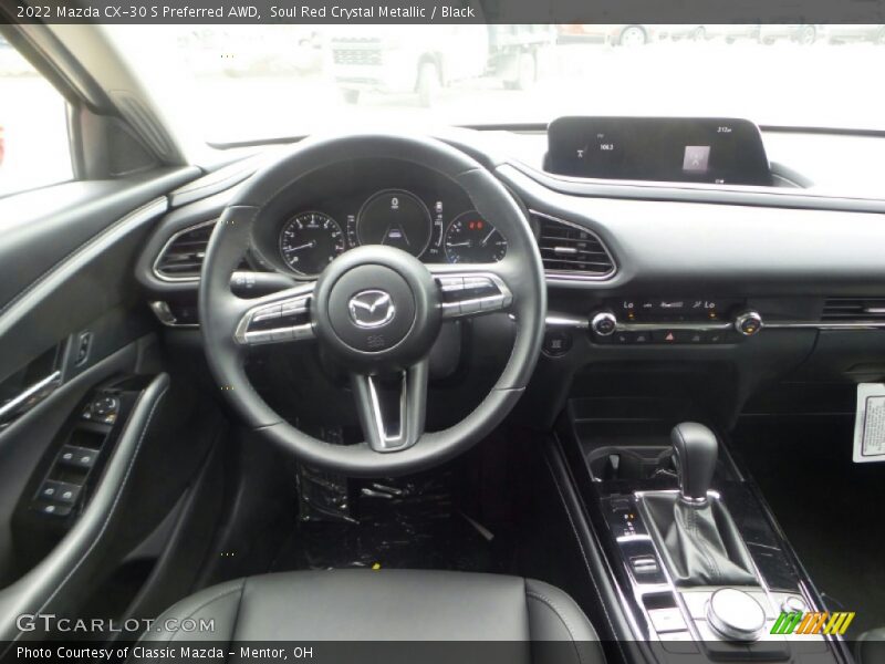 Soul Red Crystal Metallic / Black 2022 Mazda CX-30 S Preferred AWD