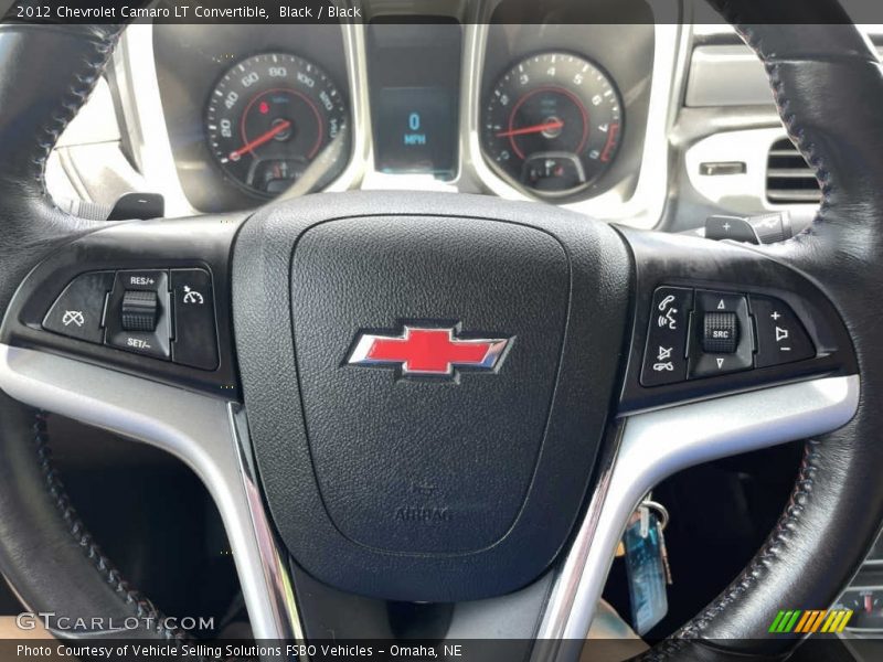 Black / Black 2012 Chevrolet Camaro LT Convertible