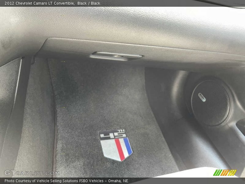 Black / Black 2012 Chevrolet Camaro LT Convertible