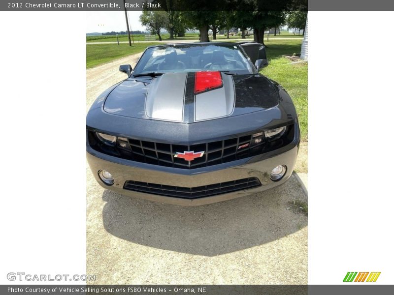 Black / Black 2012 Chevrolet Camaro LT Convertible