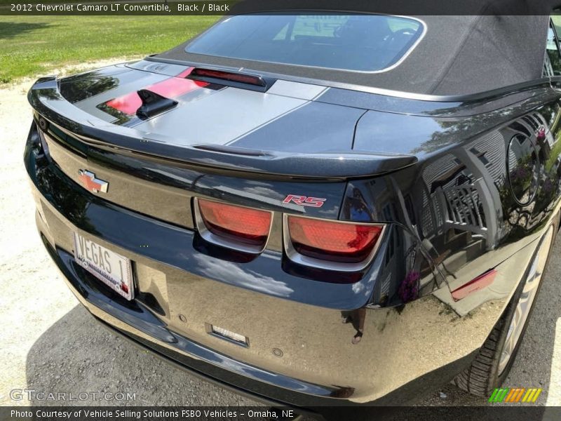 Black / Black 2012 Chevrolet Camaro LT Convertible