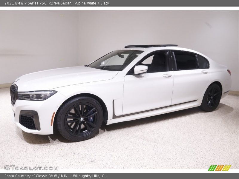 Alpine White / Black 2021 BMW 7 Series 750i xDrive Sedan