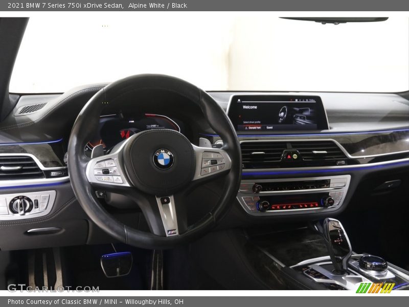 Alpine White / Black 2021 BMW 7 Series 750i xDrive Sedan