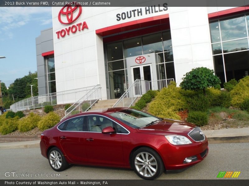 Crystal Red Tintcoat / Cashmere 2013 Buick Verano FWD