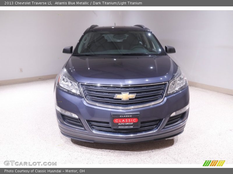 Atlantis Blue Metallic / Dark Titanium/Light Titanium 2013 Chevrolet Traverse LS