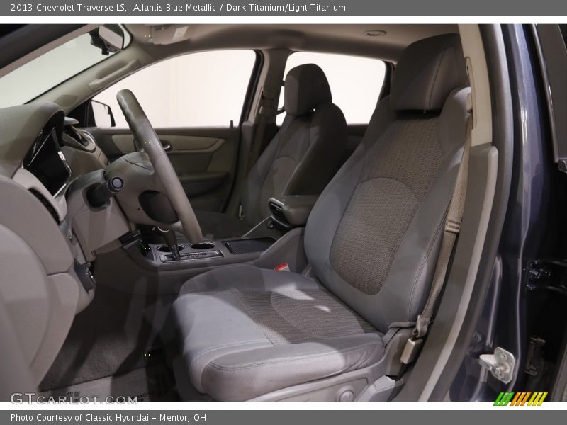 Atlantis Blue Metallic / Dark Titanium/Light Titanium 2013 Chevrolet Traverse LS