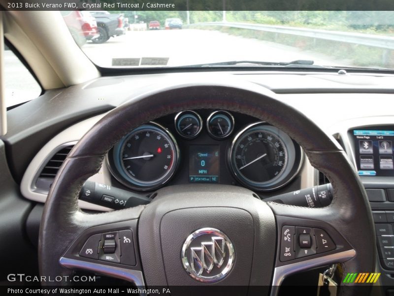 Crystal Red Tintcoat / Cashmere 2013 Buick Verano FWD