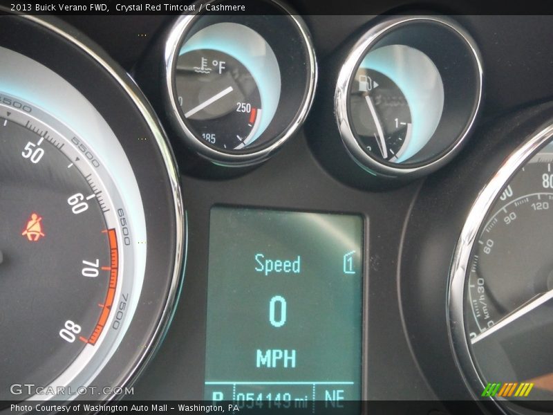 Crystal Red Tintcoat / Cashmere 2013 Buick Verano FWD
