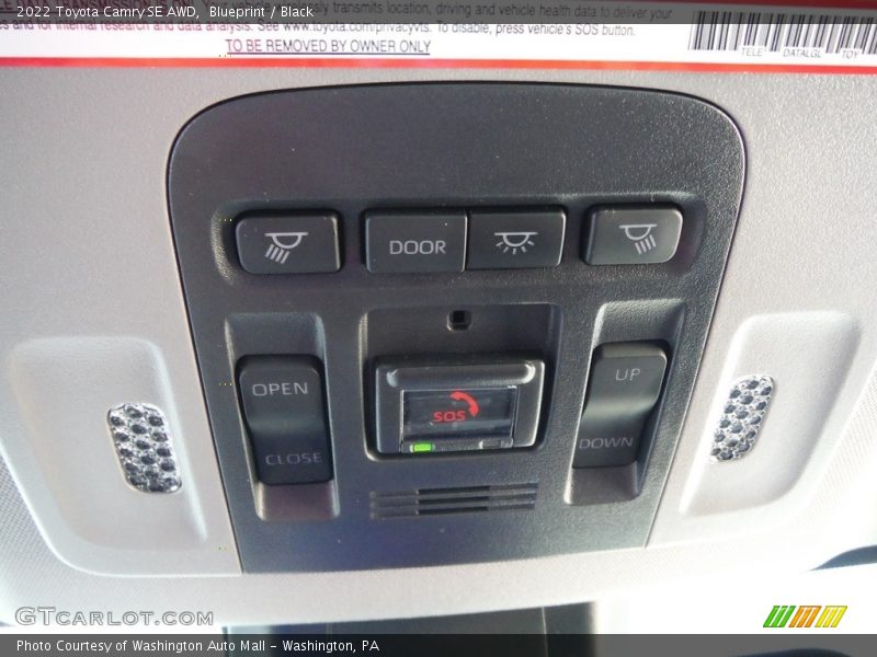 Blueprint / Black 2022 Toyota Camry SE AWD