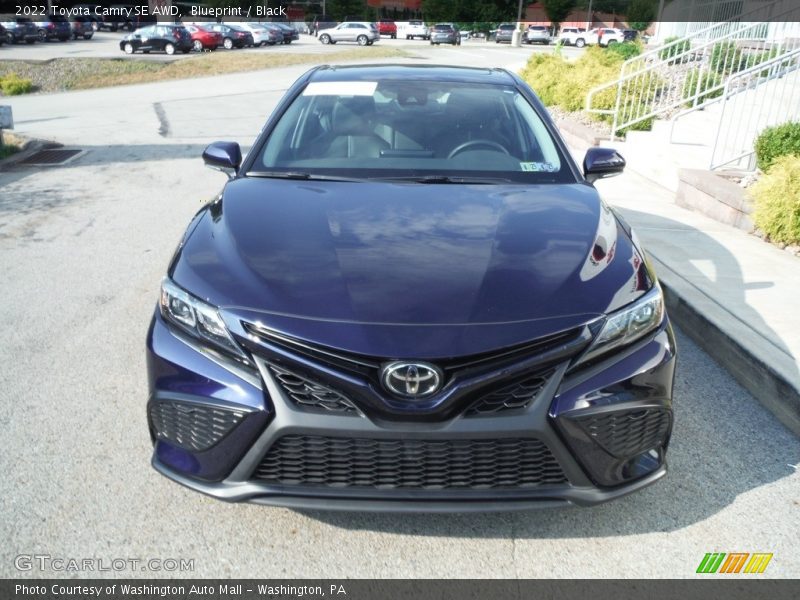 Blueprint / Black 2022 Toyota Camry SE AWD