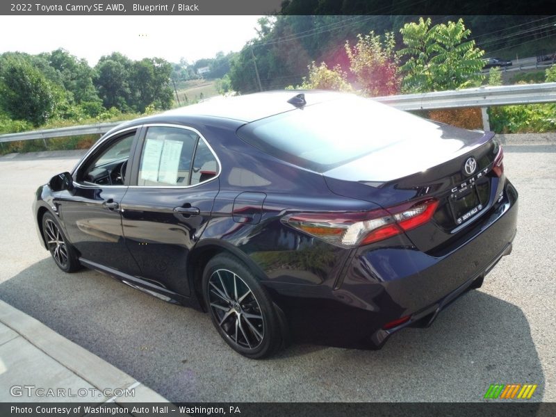 Blueprint / Black 2022 Toyota Camry SE AWD