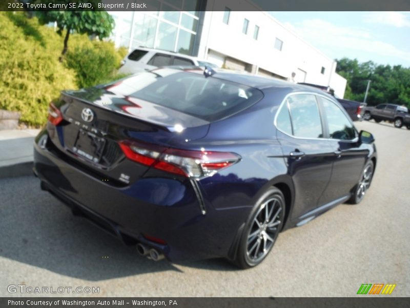 Blueprint / Black 2022 Toyota Camry SE AWD