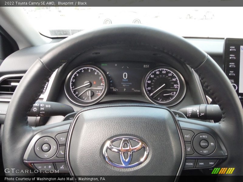 Blueprint / Black 2022 Toyota Camry SE AWD
