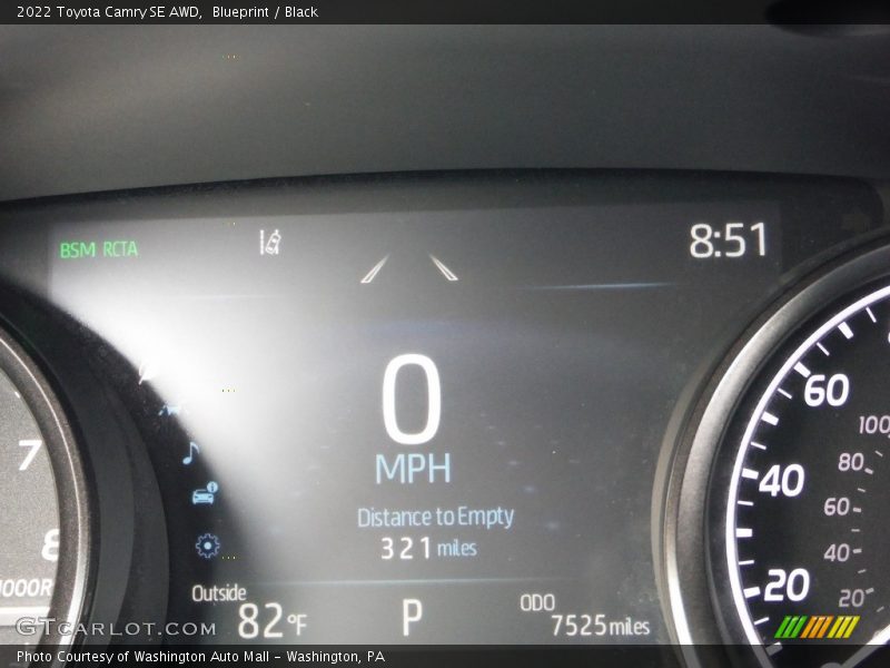 Blueprint / Black 2022 Toyota Camry SE AWD