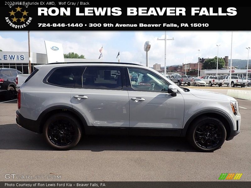 Wolf Gray / Black 2022 Kia Telluride EX AWD