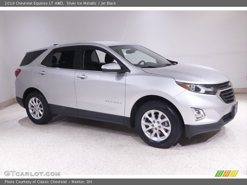Silver Ice Metallic / Jet Black 2019 Chevrolet Equinox LT AWD