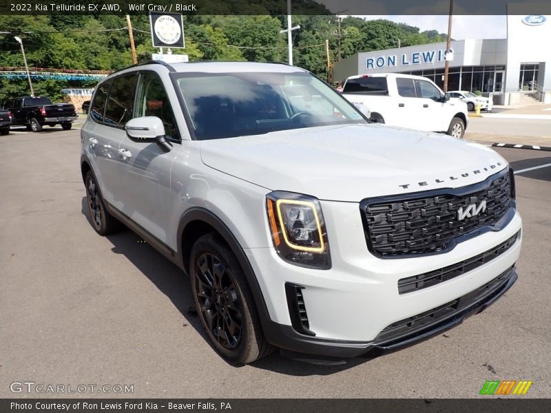 Wolf Gray / Black 2022 Kia Telluride EX AWD